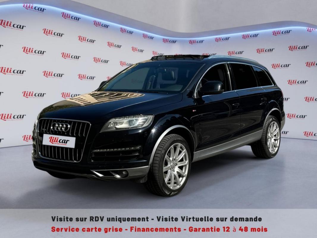 AUDI Q7 - QUATTRO 3.0 V6 TDI DPF - 204 BVA TIPTRONIC 7PL S-LINE GARANTIE 12 MOIS (2011)