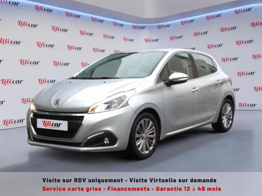 PEUGEOT 208 - 1.2I PURETECH 12V - 82- ALLURE PHASE 2-CARPLAY-GARANTIE 12 MOIS- COURROIE DE DISTRIB OK (2017)