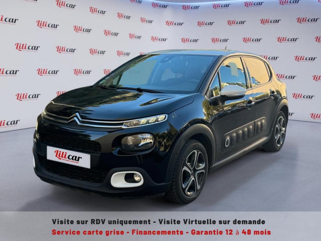 CITROËN C3 - 1.2 PURETECH - 110 SHINE DISTRI FAITE CARPLAY ENTRETIEN CITROEN GARANTIE 12 MOIS (2018)