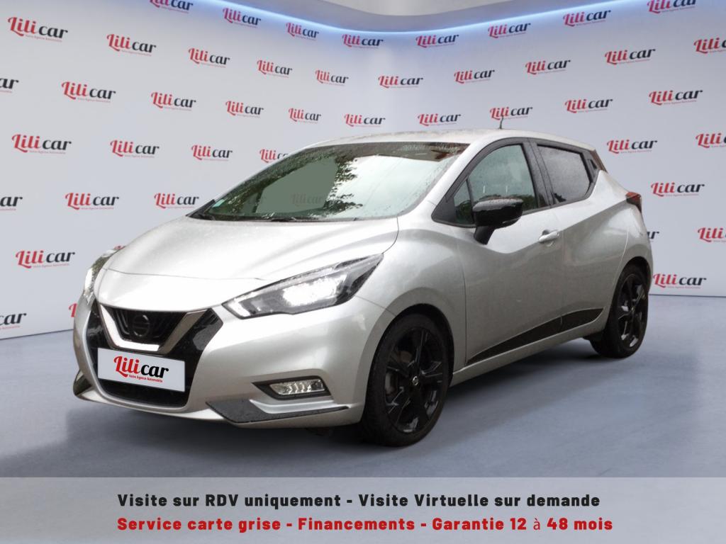 NISSAN MICRA - 1.0 IG-T - 92CH-BERLINE-N-SPORT-GARANTIE 12 MOIS-CARPLAY (2021)