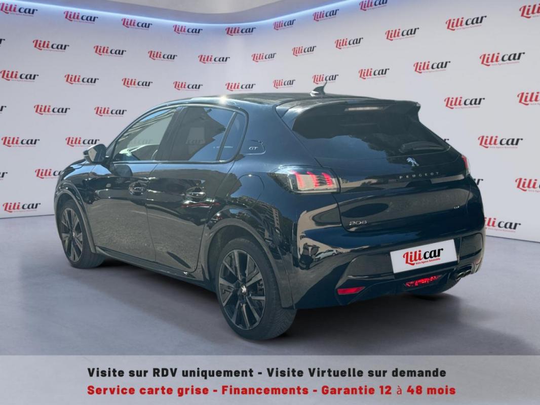 Peugeot 208 - 1.2i PureTech - 130 BV EAT8 GT Distri faite Entretien Peugeot Garantie 12 mois